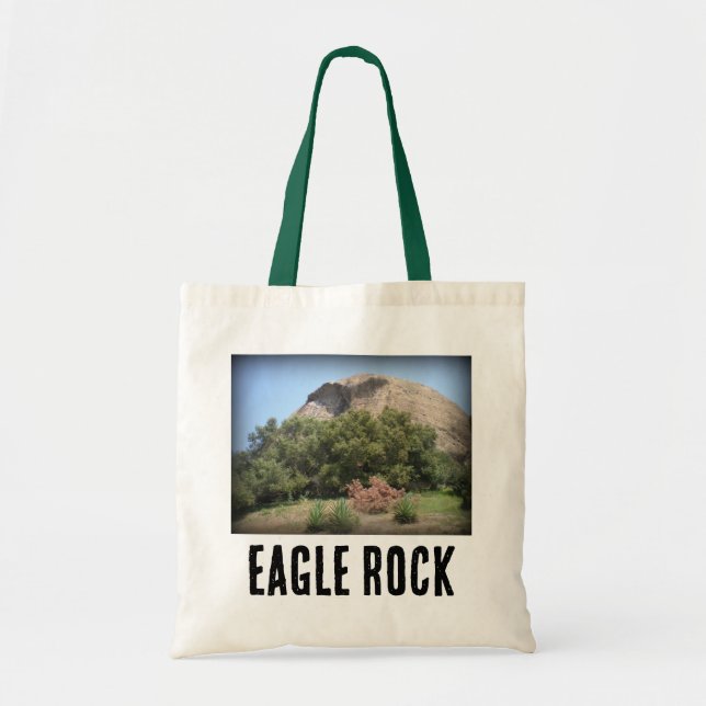 Eagle Rock Monument in Los Angeles, California Tote Bag (Front)