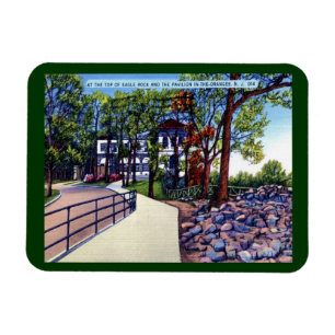Eagle Rock Pavilion Oranges NJ Vintage  Magnet