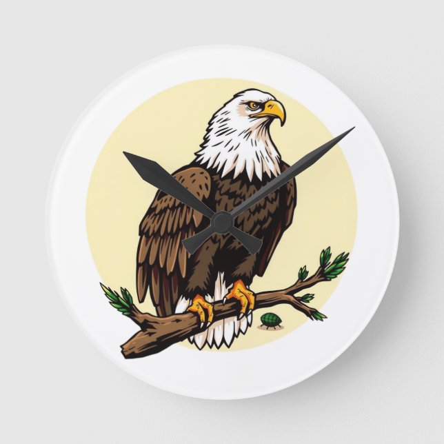 Eagle Round Clock (Front)