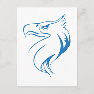 Eagle’s head postcard