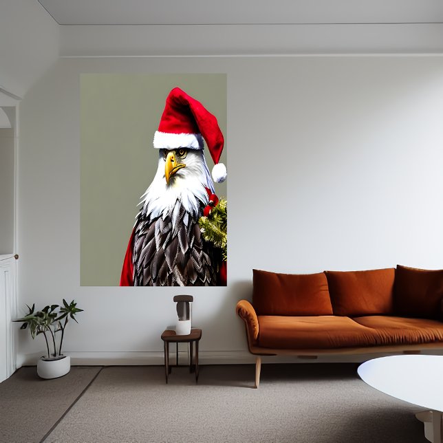 Eagle Santa Claus  | AI Art Poster (Creator Uploaded)