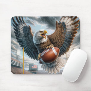 Eagle Scoring a Touchdown Mouse Pad