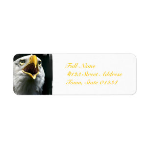 Eagle Screach  Mailing Labels