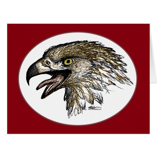 Eagle Screaming (Front Horizontal)