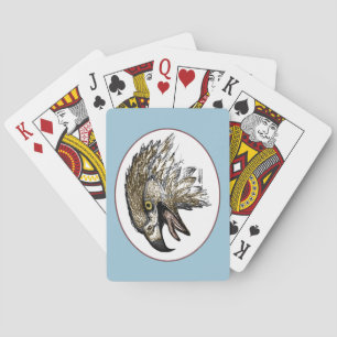 Eagle Screaming Playing Cards