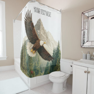 Eagle shower curtain