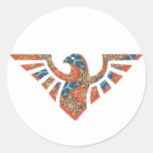 Eagle Silhouette 08 Classic Round Sticker