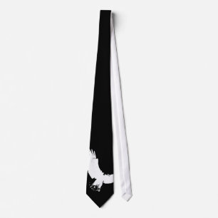 Eagle Silhouette Neck Tie