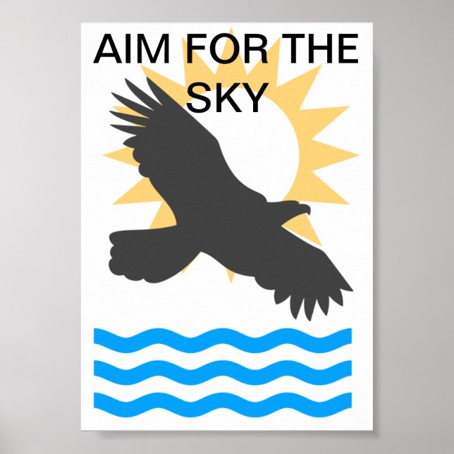 Eagle Soaring Poster (Front)