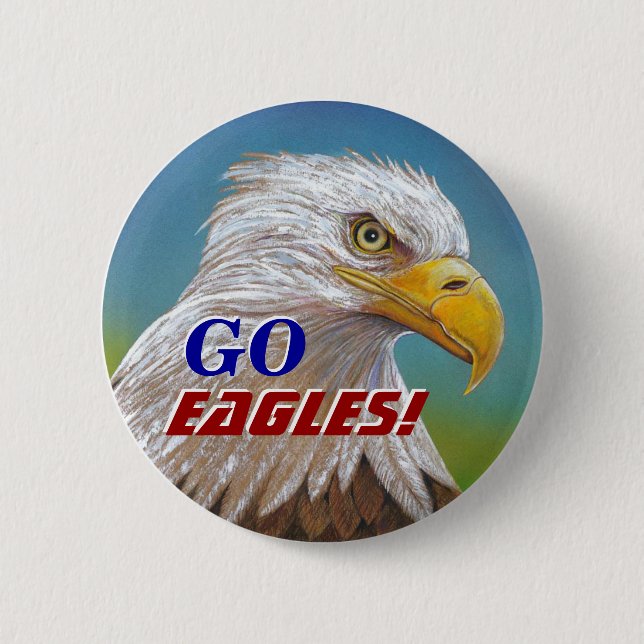 EAGLE SPIRIT 6 CM ROUND BADGE (Front)