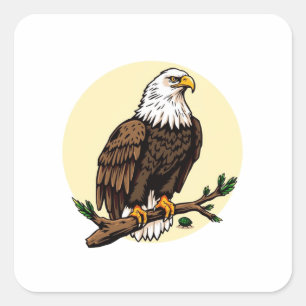 Eagle Square Sticker