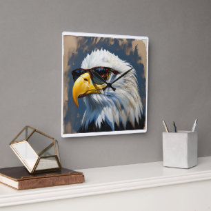 Eagle Square Wall Clock