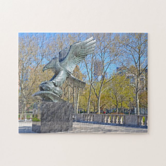 Eagle Statue New York. Jigsaw Puzzle (Horizontal)