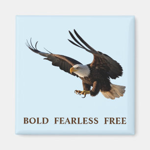 Eagle Swooping Down Magnet