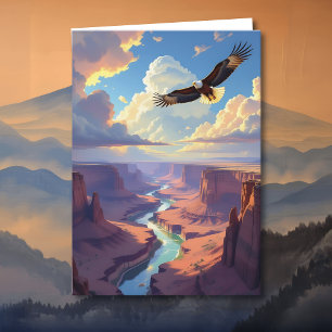 Eagle Themed Nephew's Birthday Card