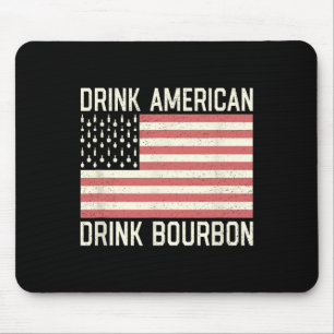 Eagle Usa Flag The Metric System Can't Measure Fre Mouse Pad