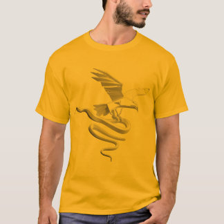 Eagle vs Snake Design T-Shirt