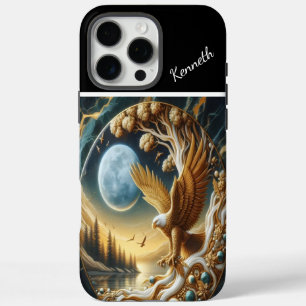 Eagle Warrior's Tranquil Ocean iPhone 16 Pro Max Case