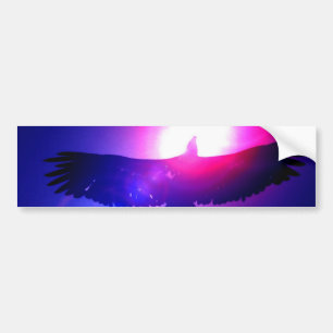 Eagle Wings - Eagle in Flight Bumper Sticker