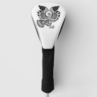 Eagle with American flag colour Golf Head Cover