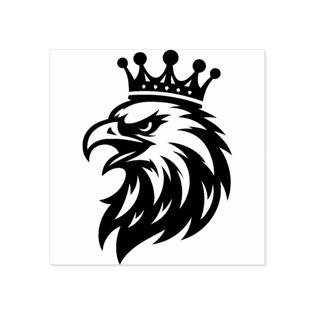 Eagle with crown Rubber Stamp (Imprint)