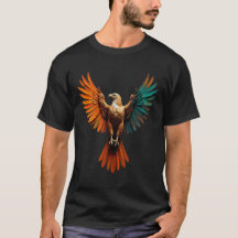 Eagle with Open Wings T-Shirt - Bold Graphic Tee