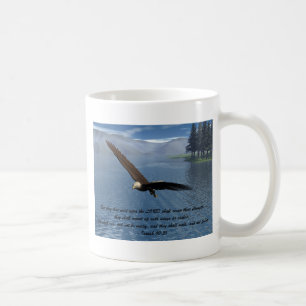 Eagle with Scripture Coffee Mug