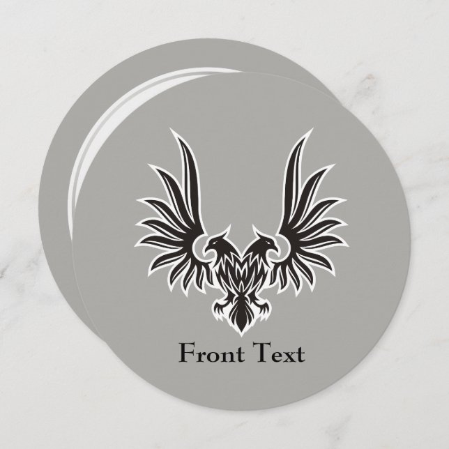 Eagle with two heads invitation (Front/Back)