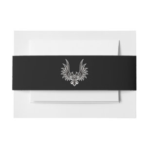 Eagle with two heads invitation belly band