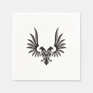 Eagle with two heads napkin