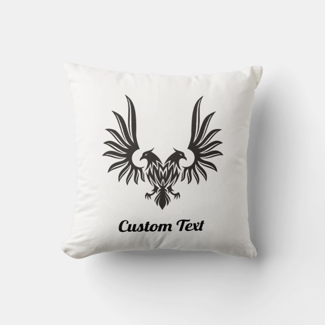 Eagle with two Heads Throw Pillow (Front)