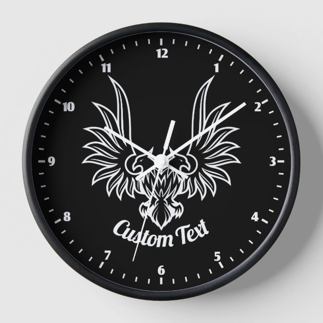 Eagle with two Heads Wall Clock (Front)