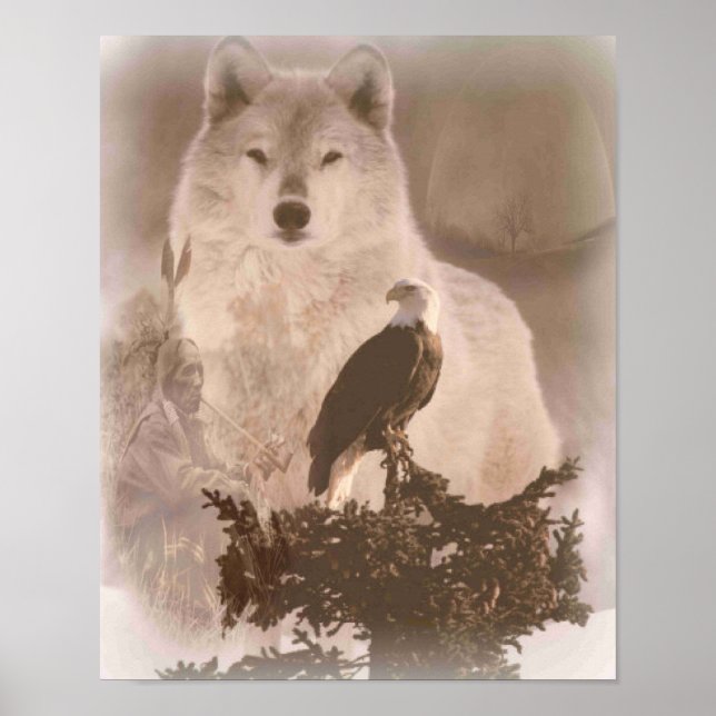 Eagle Wolf Poster (Front)