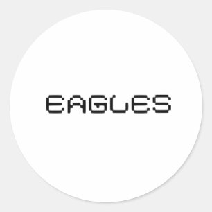 Eagles Classic Round Sticker