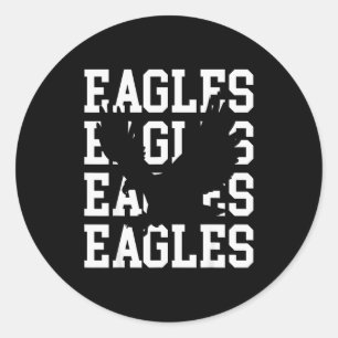 Eagles  classic round sticker