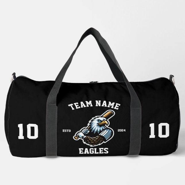 Eagles "Customisable" Baseball Duffle Bag (Front)
