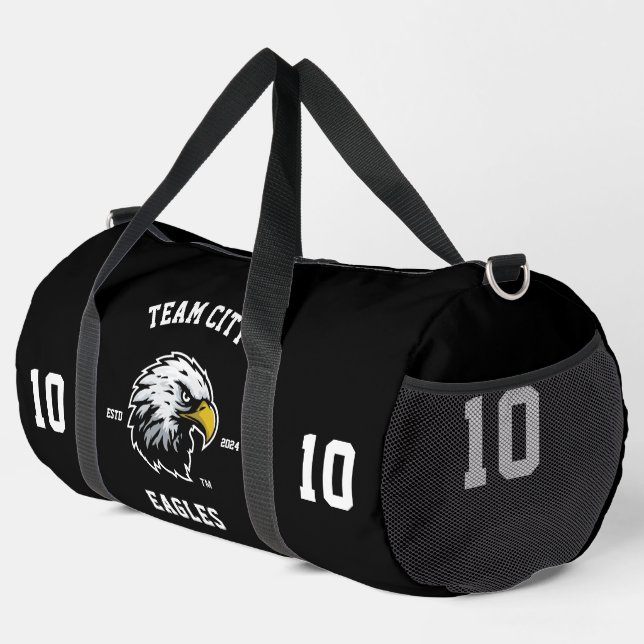 Eagles "Customisable" Sport Team Duffle Bag (Right Corner)