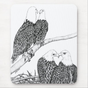 EAGLES HARRIET + M AND THE LEGACY CONTINUES STRONG MOUSE PAD