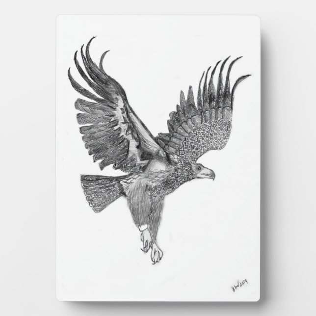 EAGLES HARRIET +M HOME FAMILY TREE SOAR HIGH FREE PLAQUE (Front)