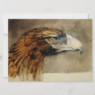Eagle's Head (by John Ruskin) Card