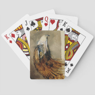 Eagle's Head (by John Ruskin) Playing Cards