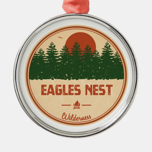 Eagles Nest Wilderness Colorado Metal Ornament (Front)
