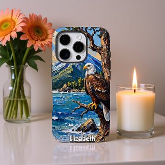 Eagle's Perch: Mountain, Sea, Sky iPhone 16 Pro Case