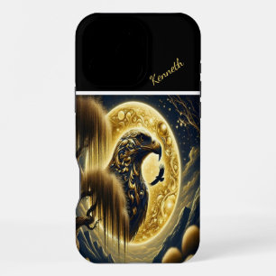 Eagle's Reflection in Moon River iPhone 16 Pro Max Case