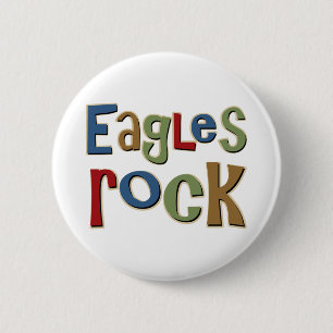 Eagles Rock 6 Cm Round Badge