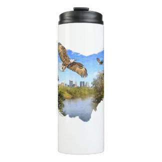 Eagles Scioto River Columbus Ohio Thermal Tumbler