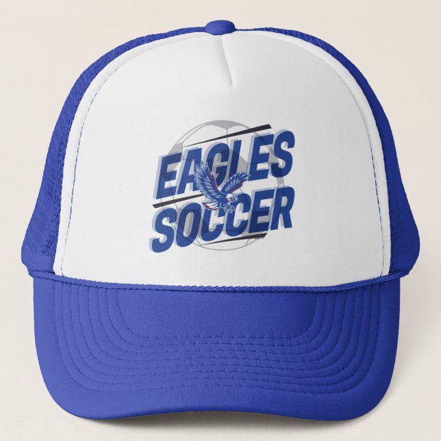 Eagles Soccer LB, GraphicLoveShop Trucker Hat (Front)