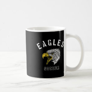 Eagles Soccer School Spirit Team Mascot Game Night Coffee Mug