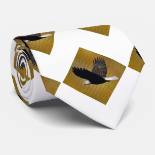 Eagles Sports White Gold Necktie