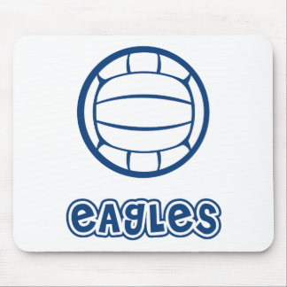 Eagles Volleyball Blue Mouse Pad